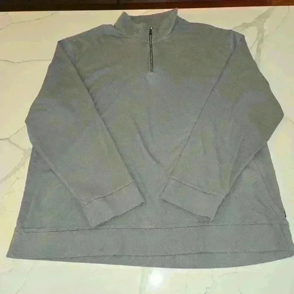Calvin Klein Mens 1/4 Zip Long Sleeve Pullover Knit  Gray Size XXL - Picture 3 of 9